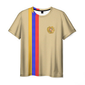 Мужская футболка 3D с принтом Armenia в Тюмени, 100% полиэфир | прямой крой, круглый вырез горловины, длина до линии бедер | Тематика изображения на принте: armenia | армения | армяне | ереван