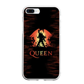 Чехол для iPhone 7Plus/8 Plus матовый с принтом Queen в Тюмени, Силикон | Область печати: задняя сторона чехла, без боковых панелей | paul rodgers | queen | брайан мэй | джон дикон | квин | меркури | меркьюри | мэркури | роджер тейлор | рок группа | фредди | фреди