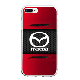 Чехол для iPhone 7Plus/8 Plus матовый с принтом MAZDA SPORT в Тюмени, Силикон | Область печати: задняя сторона чехла, без боковых панелей | auto | car | mazda | автомобиль | мазда | марка