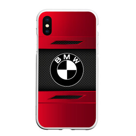 Чехол для iPhone XS Max матовый с принтом BMW SPORT в Тюмени, Силикон | Область печати: задняя сторона чехла, без боковых панелей | auto | bmw | car | автомобиль | бмв | марка