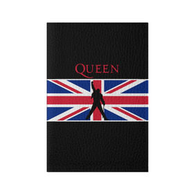 Обложка для паспорта матовая кожа с принтом Queen в Тюмени, натуральная матовая кожа | размер 19,3 х 13,7 см; прозрачные пластиковые крепления | paul rodgers | queen | джон дикон | квин | меркури | меркьюри | мэркури | рок группа | тейлор | фредди | фреди
