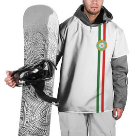 Накидка на куртку 3D с принтом Чеченская республика в Тюмени, 100% полиэстер |  | grozny | герб | грозный | патриот | северный кавказ | флага | цвета