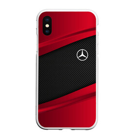 Чехол для iPhone XS Max матовый с принтом MERCEDES BENZ SPORT в Тюмени, Силикон | Область печати: задняя сторона чехла, без боковых панелей | auto | car | carbon | mercedes | mercedes benz | автомобиль | машина | мерседес