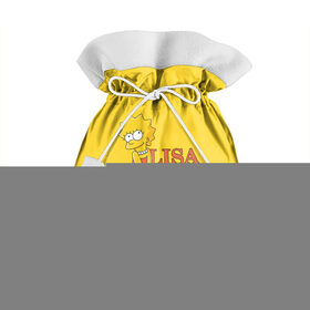 Подарочный 3D мешок с принтом Lisa в Тюмени, 100% полиэстер | Размер: 29*39 см | Тематика изображения на принте: simpsons | елизавета | лиза | лизон | симпсоны
