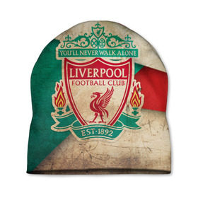 Шапка 3D с принтом Ливерпуль олд в Тюмени, 100% полиэстер | универсальный размер, печать по всей поверхности изделия | fc liverpool | football | liverpool | soccer | ливер | ливерпуль | лига чемпионов | фк ливерпуль | футбол