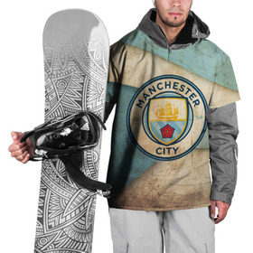 Накидка на куртку 3D с принтом Манчестер сити олд в Тюмени, 100% полиэстер |  | manchester | manchester city | манчестер | манчестер сити | футбол