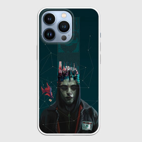 Чехол для iPhone 13 Pro с принтом Mr. Robot (1) в Тюмени,  |  | computer | hacker | haker | mr. robot | pc | robot | компьютер | матрица | мистер робот | робот | сериал | хакер. взлом | эллиот алдерсон