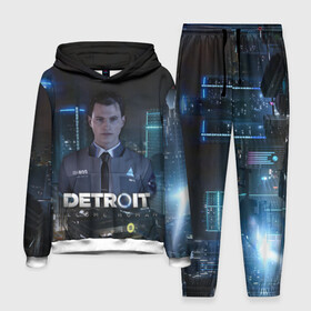 Мужской костюм 3D (с толстовкой) с принтом Detroit: Become Human   Connor в Тюмени,  |  | Тематика изображения на принте: 