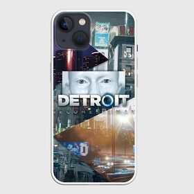 Чехол для iPhone 13 с принтом Detroit: Become Human в Тюмени,  |  | connor | cyberlife | deviant | ps4 | rk800 |  detroit: become human | детроит | детроит: стать человеком | игры | коннор | пиратs | эксклюзив