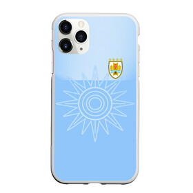 Чехол для iPhone 11 Pro матовый с принтом Уругвай домашняя форма в Тюмени, Силикон |  | домашняя форма | уругвай | уругвай домашняя форма