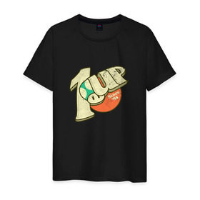 Мужская футболка хлопок с принтом 1up в Тюмени, 100% хлопок | прямой крой, круглый вырез горловины, длина до линии бедер, слегка спущенное плечо. | Тематика изображения на принте: nintendo | марио | нинтендо