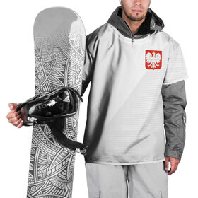 Накидка на куртку 3D с принтом Польша домашняя форма в Тюмени, 100% полиэстер |  | Тематика изображения на принте: 