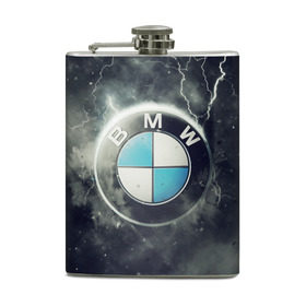 Фляга с принтом Логотип BMW в Тюмени, металлический корпус | емкость 0,22 л, размер 125 х 94 мм. Виниловая наклейка запечатывается полностью | Тематика изображения на принте: logo bmw | бмв | логотип bmw | логотип бмв