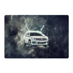 Магнитный плакат 3Х2 с принтом Volkswagen Tiguan в Тюмени, Полимерный материал с магнитным слоем | 6 деталей размером 9*9 см | tiguan | volkswagen