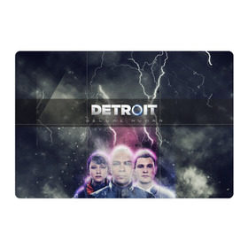 Магнитный плакат 3Х2 с принтом Detroit become human в Тюмени, Полимерный материал с магнитным слоем | 6 деталей размером 9*9 см | dbh | detroit | gamer
