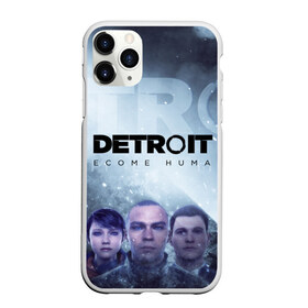 Чехол для iPhone 11 Pro матовый с принтом Detroit become human в Тюмени, Силикон |  | dbh | detroit | gamer