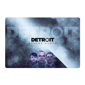 Магнитный плакат 3Х2 с принтом Detroit become human в Тюмени, Полимерный материал с магнитным слоем | 6 деталей размером 9*9 см | dbh | detroit | gamer