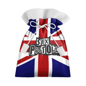 Подарочный 3D мешок с принтом Sex Pistols в Тюмени, 100% полиэстер | Размер: 29*39 см | Тематика изображения на принте: англия | британия | панк | флаг