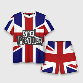 Мужской костюм с шортами 3D с принтом Sex Pistols в Тюмени,  |  | англия | британия | панк | флаг