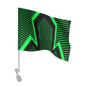 Флаг для автомобиля с принтом Wrestler в Тюмени, 100% полиэстер | Размер: 30*21 см | борец | борьба | кислотный