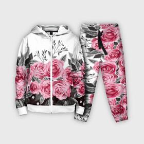 Детский костюм 3D с принтом Rose Trend в Тюмени,  |  | flowers | hipster | rose | swag | trend | мода | розы | стиль | стильная | цветы