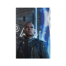 Обложка для паспорта матовая кожа с принтом Markus. Detroit: Become Human в Тюмени, натуральная матовая кожа | размер 19,3 х 13,7 см; прозрачные пластиковые крепления | Тематика изображения на принте: 2038 | android | connor | dbh | detroit | future | gamer | human | kara | markus | андроид | будущее | детройт | детройтстатьчеловеком | игра | кара | конор | маркус | человек