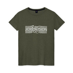 Женская футболка хлопок с принтом Joy Division в Тюмени, 100% хлопок | прямой крой, круглый вырез горловины, длина до линии бедер, слегка спущенное плечо | division | joy | бернард самнер | восьмидесятых | готик | группа | дарквэйв | джой | дивижн | иэн кёртис | музыка | музыканты | панк | панкрок | питер хук | пост | постпанк | рок | стивен моррис