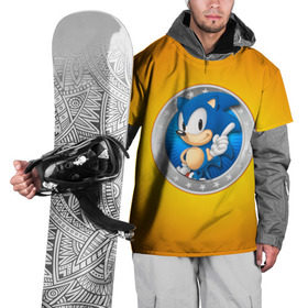 Накидка на куртку 3D с принтом Ёжик в Тюмени, 100% полиэстер |  | Тематика изображения на принте: nuckles | sonic | tails | наклз | соник | суперёжик