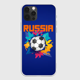 Чехол для iPhone 12 Pro с принтом Футбол Россия в Тюмени, силикон | область печати: задняя сторона чехла, без боковых панелей | мяч