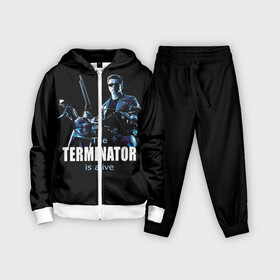 Детский костюм 3D с принтом Terminator alive в Тюмени,  |  | arnold schwarzenegger | арнольд шварценеггер | киборг | кино | терминатор