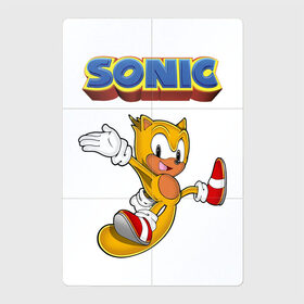 Магнитный плакат 2Х3 с принтом Sonic в Тюмени, Полимерный материал с магнитным слоем | 6 деталей размером 9*9 см | hedgehog | knuckles | sega | sonic | super | tails | ёжик | ехидна | лисенок | лисица | наклз | сега | соник | супер | суперёжик | тэилз | тэилс