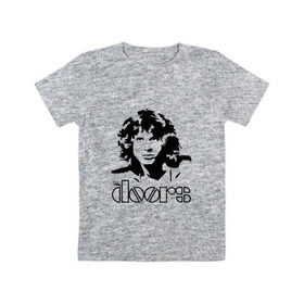 Детская футболка хлопок с принтом The Doors в Тюмени, 100% хлопок | круглый вырез горловины, полуприлегающий силуэт, длина до линии бедер | jim morrison | группа | двери | джим моррисон | дорз | дорс | зе дорс