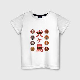 Детская футболка хлопок с принтом Остров собак - собаки в Тюмени, 100% хлопок | круглый вырез горловины, полуприлегающий силуэт, длина до линии бедер | isle of dogs | wes anderson | кобаяши | кукольная анимация | остров собак | собачий остров | уэс андерсон | япония