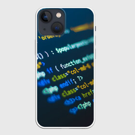 Чехол для iPhone 13 mini с принтом Programming collection в Тюмени,  |  | Тематика изображения на принте: c++ | html | php | код | компьютеры | программист | технологии | хакер | цифры