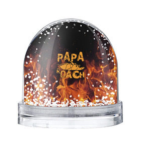 Водяной шар с принтом Papa Roach в Тюмени, Пластик | Изображение внутри шара печатается на глянцевой фотобумаге с двух сторон | papa roach | roach | папа роач | папароач | папароч | роач | роч