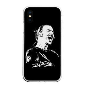 Чехол для iPhone XS Max матовый с принтом Zlatan Ibrahimovic в Тюмени, Силикон | Область печати: задняя сторона чехла, без боковых панелей | football | златан ибрагимович | игрок | сборная швеции | футбол | футболист