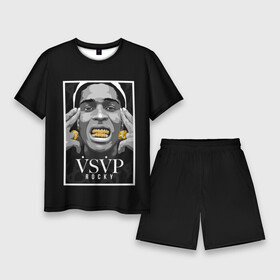 Мужской костюм с шортами 3D с принтом ASAP Rocky в Тюмени,  |  | aap | asap | asaprocky | explicit | mayers | rakim | rakimmayers | rocky | testing | worldwide | асап | майерс | откровенный | раким | ракиммайерс | роки | рокки | эйсап | эйсэп