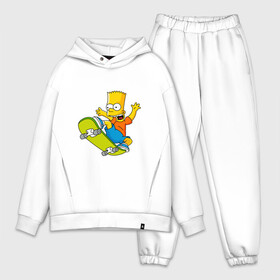 Мужской костюм хлопок OVERSIZE с принтом Bart Simpson в Тюмени,  |  | bart | family | homer | lisa | school | simpsons | springfield | анимация | барт | гомер | желтый | комедия | лентяй | лиза | мардж | мульт | мультфильм | мэгги | отец | пончик | ребенок | родители | семья | сериал | симпсоны | смех