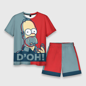 Мужской костюм с шортами 3D с принтом Homer Simpson (DOH) в Тюмени,  |  | bart | doh | homer | homer simpson | hope | hope poster | lisa | march | poster | simpsons | барт. лиза | гомер | мардж | мегги | пончик | пончик и гомер | симпсоны