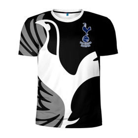 Мужская футболка 3D спортивная с принтом Tottenham Exclusive в Тюмени, 100% полиэстер с улучшенными характеристиками | приталенный силуэт, круглая горловина, широкие плечи, сужается к линии бедра | Тематика изображения на принте: hotspur | тоттенхэм | тоттэнхэм | форма | хотспур