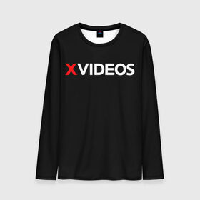 Мужской лонгслив 3D с принтом Xvideos в Тюмени, 100% полиэстер | длинные рукава, круглый вырез горловины, полуприлегающий силуэт | xvideos