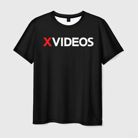 Мужская футболка 3D с принтом Xvideos в Тюмени, 100% полиэфир | прямой крой, круглый вырез горловины, длина до линии бедер | Тематика изображения на принте: xvideos