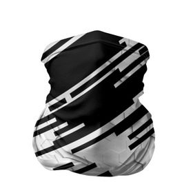 Бандана-труба 3D с принтом HEXAGON - Black and White в Тюмени, 100% полиэстер, ткань с особыми свойствами — Activecool | плотность 150‒180 г/м2; хорошо тянется, но сохраняет форму | 