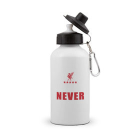 Бутылка спортивная с принтом Liverpool FC в Тюмени, металл | емкость — 500 мл, в комплекте две пластиковые крышки и карабин для крепления | liverpool | англия | ливерпуль | лига чемпионов | чемпионат