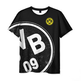 Мужская футболка 3D с принтом Borussia Dortmund Exclusive в Тюмени, 100% полиэфир | прямой крой, круглый вырез горловины, длина до линии бедер | боруссия | дортмунд
