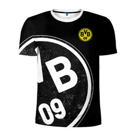 Мужская футболка 3D спортивная с принтом Borussia Dortmund Exclusive в Тюмени, 100% полиэстер с улучшенными характеристиками | приталенный силуэт, круглая горловина, широкие плечи, сужается к линии бедра | Тематика изображения на принте: боруссия | дортмунд