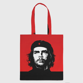 Сумка 3D повседневная с принтом Che Guevara в Тюмени, 100% полиэстер | Плотность: 200 г/м2; Размер: 34×35 см; Высота лямок: 30 см | 