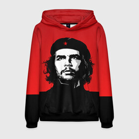 Мужская толстовка 3D с принтом Che Guevara в Тюмени, 100% полиэстер | двухслойный капюшон со шнурком для регулировки, мягкие манжеты на рукавах и по низу толстовки, спереди карман-кенгуру с мягким внутренним слоем. | 