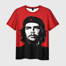 Мужская футболка 3D с принтом Che Guevara в Тюмени, 100% полиэфир | прямой крой, круглый вырез горловины, длина до линии бедер | Тематика изображения на принте: 