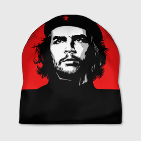 Шапка 3D с принтом Che Guevara в Тюмени, 100% полиэстер | универсальный размер, печать по всей поверхности изделия | 